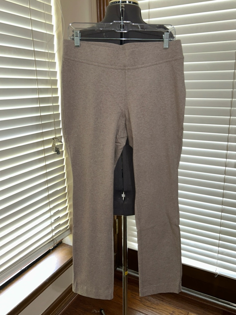 Lands’ End Starfish Slim Leg Pant - Alpaca Heather NIP women’s M (10-12)
